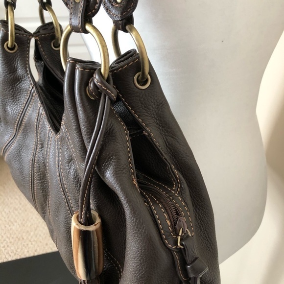 Sondra Roberts Shoulder Bag with Fringe Tassel - Picture 2 of 7